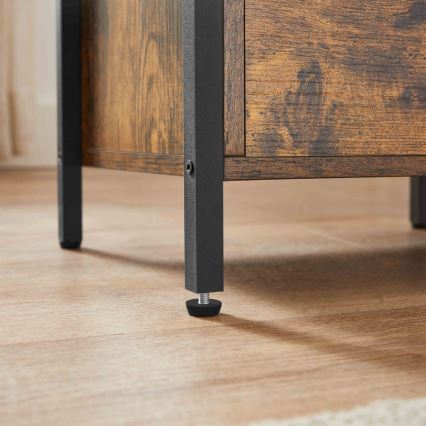 ARIN Bedside Table Brown/Black