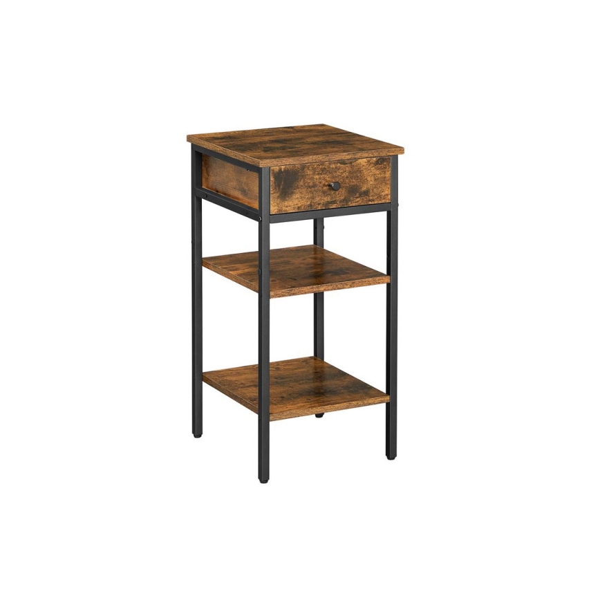 ARIN Bedside Table — Brown/Black