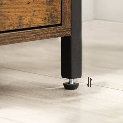 ARIN Nightstand in Brown/Black