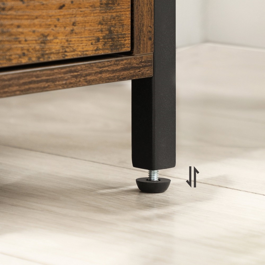 ARIN Nightstand in Brown/Black