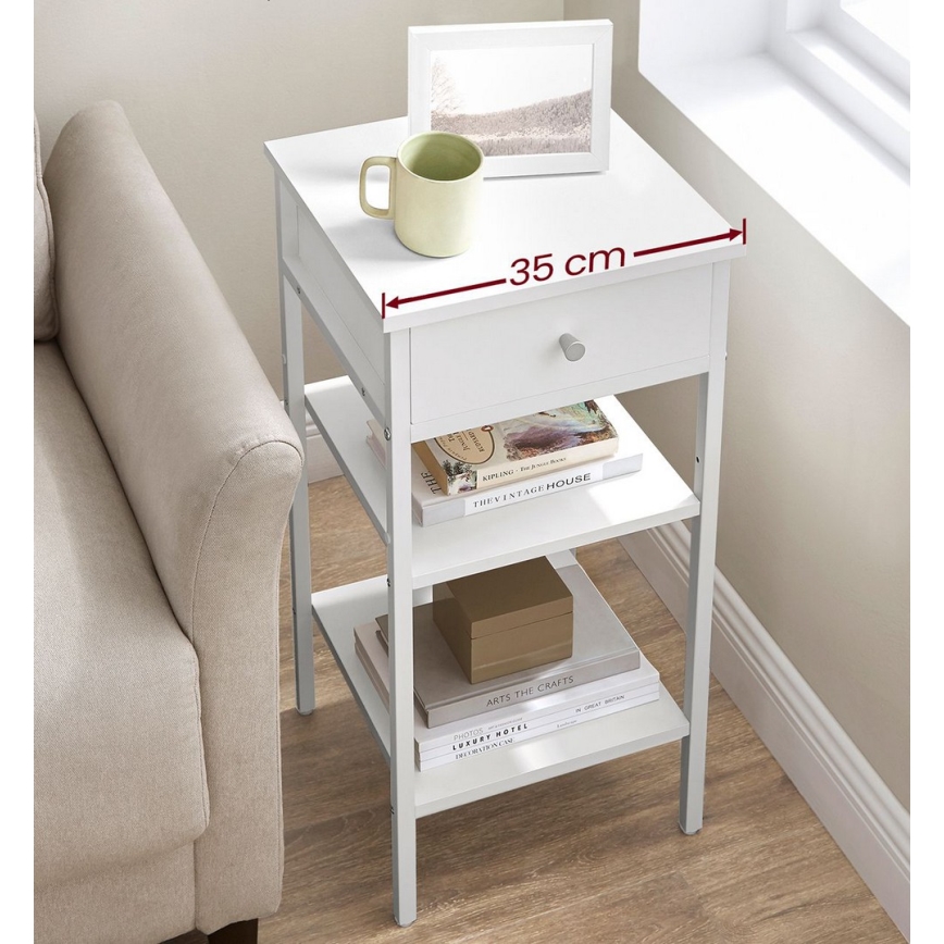 ARIN White Nightstand