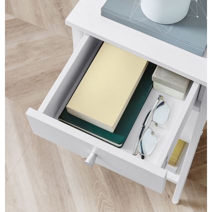 ARIN White Nightstand