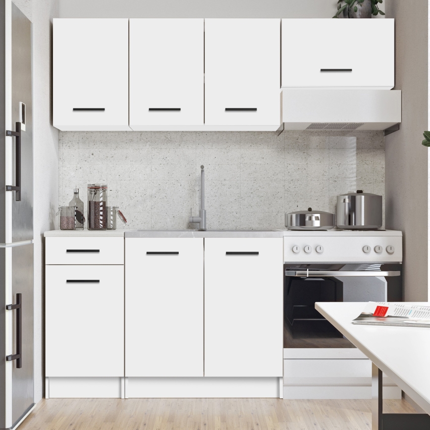 ARLEN 180 cm Kitchen Unit, White