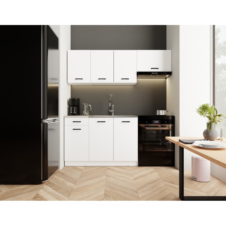 ARLEN 180 cm Kitchen Unit, White