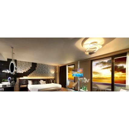 Artemide 1253120A - LED Dimmable ceiling light PIRCE LED/44W/230V 3000K gold