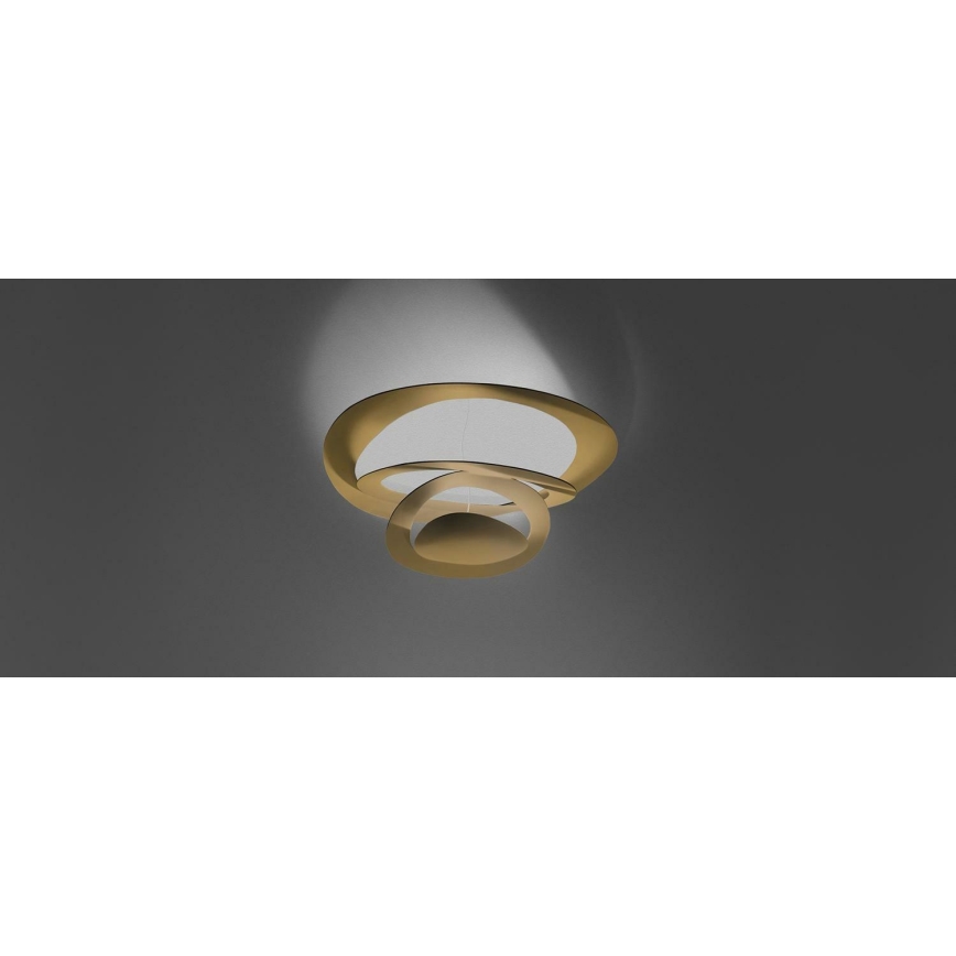 Artemide 1255120A - LED Dimmable ceiling light PIRCE LED/44W/230V 3000K gold