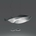 Artemide 1513010A - Chandelier on a string COSMIC ANGEL 2xR7s/11W/230V shiny chrome