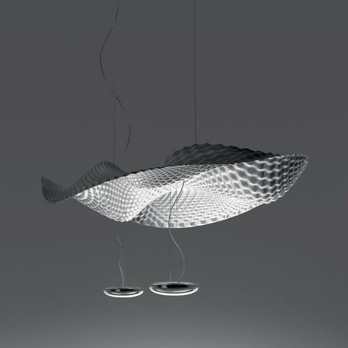 Artemide 1513010A - Chandelier on a string COSMIC ANGEL 2xR7s/11W/230V shiny chrome