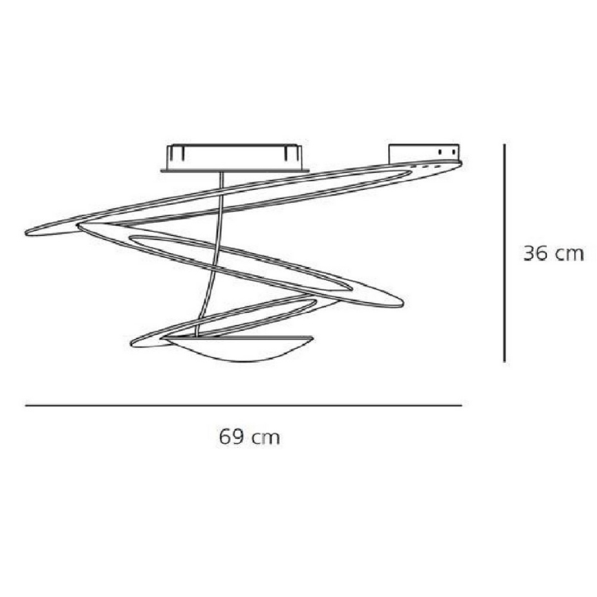 Artemide - Dimming ceiling light PIRCE MINI 1xR7s/330W/230V