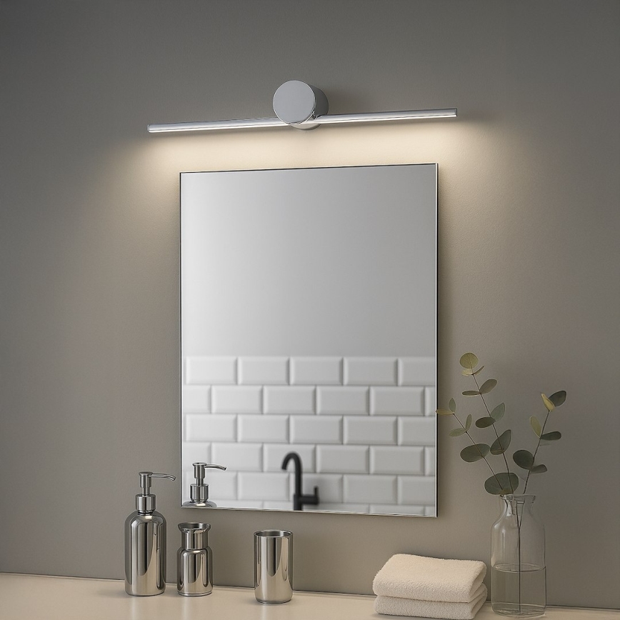 ARTIST LED Bathroom Mirror Light, 6W, 230V, 40 cm, IP44, Polished Chrome