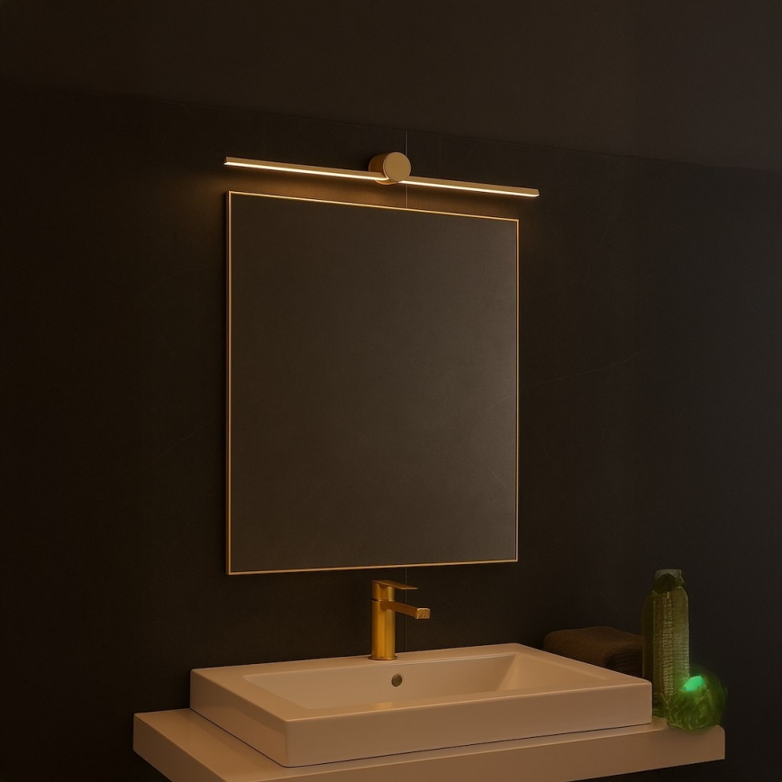 ARTIST LED Bathroom Mirror Light, 9W, 230V, 60 cm, IP44, Gold