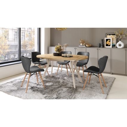 ARTUR Dining Table, Artisan Oak/Beige