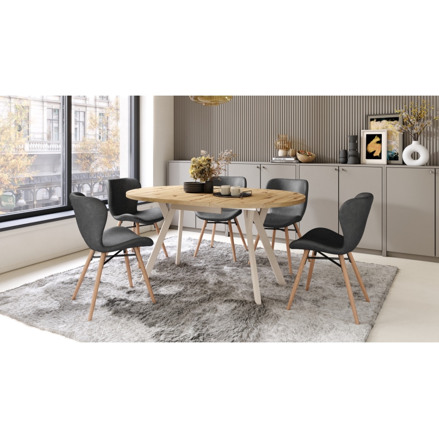 ARTUR Dining Table, Artisan Oak/Beige