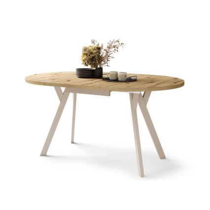 ARTUR Dining Table, Artisan Oak/Beige
