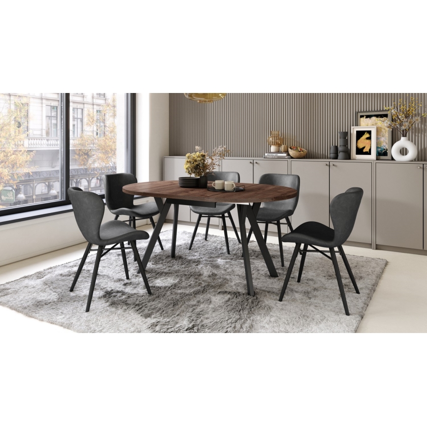 ARTUR Dining Table - Oak/Black