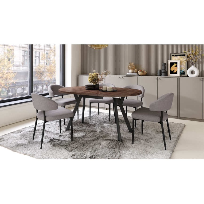 ARTUR Dining Table - Oak/Black