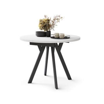 ARTUR Dining Table White/Black