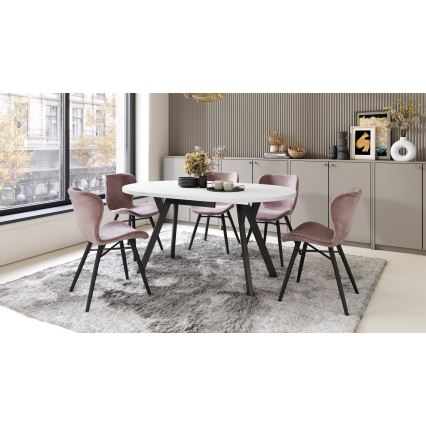 ARTUR Dining Table White/Black