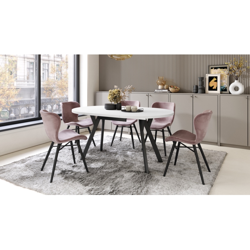 ARTUR Dining Table White/Black