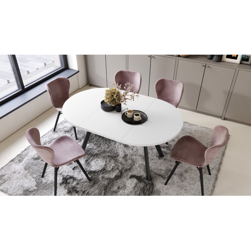 ARTUR Dining Table White/Black