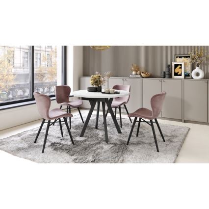 ARTUR Dining Table White/Black
