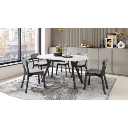 ARTUR Dining Table White/Black