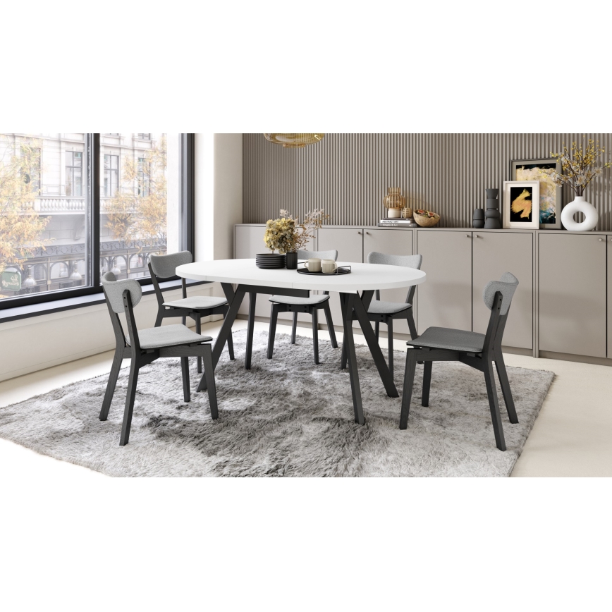 ARTUR Dining Table White/Black