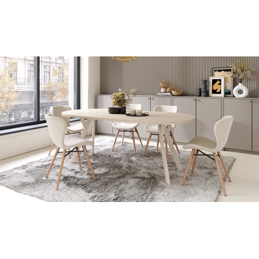 ARTUR Extendable Dining Table – Beige