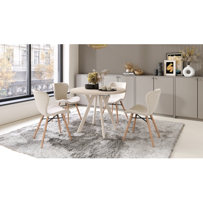 ARTUR Extendable Dining Table – Beige