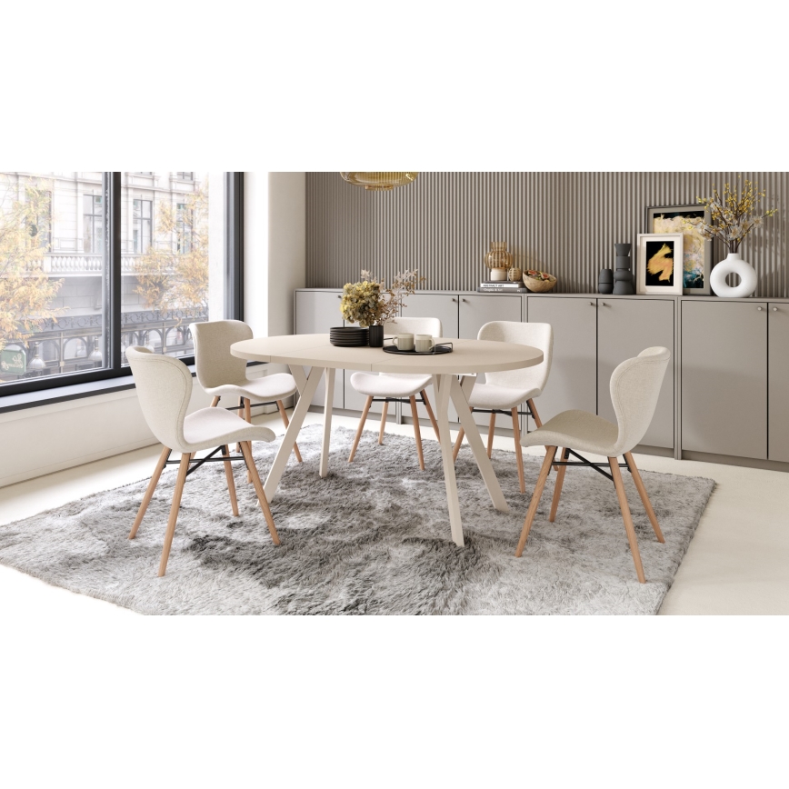 ARTUR Extendable Dining Table – Beige