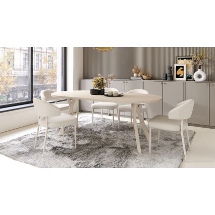 ARTUR Extendable Dining Table – Beige