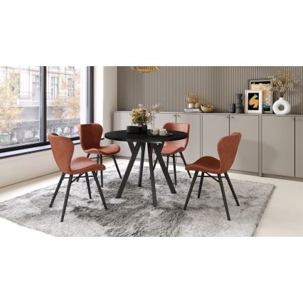 ARTUR Extendable Dining Table, Black