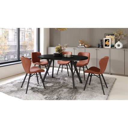ARTUR Extendable Dining Table, Black