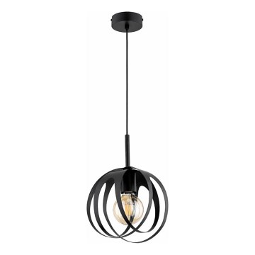 ASANI cable-suspended pendant light 1x E27/15W/230V, black