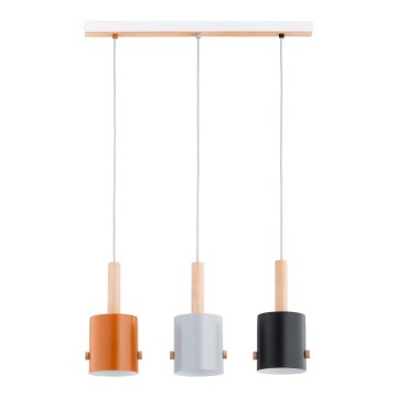 ASLI cable pendant lamp 3xE27/15W/230V multicolored
