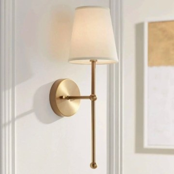 ASPARAGUS Wall Lamp 1xE27/40W/230V Gold/Cream