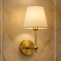 ASPARAGUS Wall Lamp 1xE27/40W/230V Gold/Cream