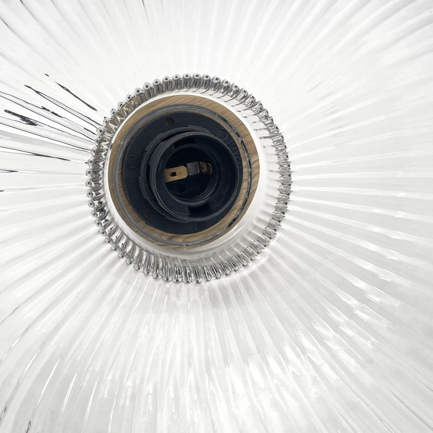 ASTA Corded Pendant Light 1x E27/60W, 230V, Ø 28 cm, Oak