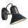 ASTAMA Wall-mounted Spotlight 1xE27/40W/230V, Black/Brass