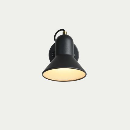 ASTAMA Wall-mounted Spotlight 1xE27/40W/230V, Black/Brass