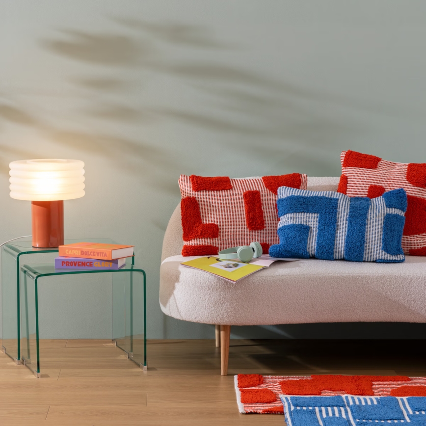 Atmosphera - ASTI table lamp 1xE27/60W/230V brick red
