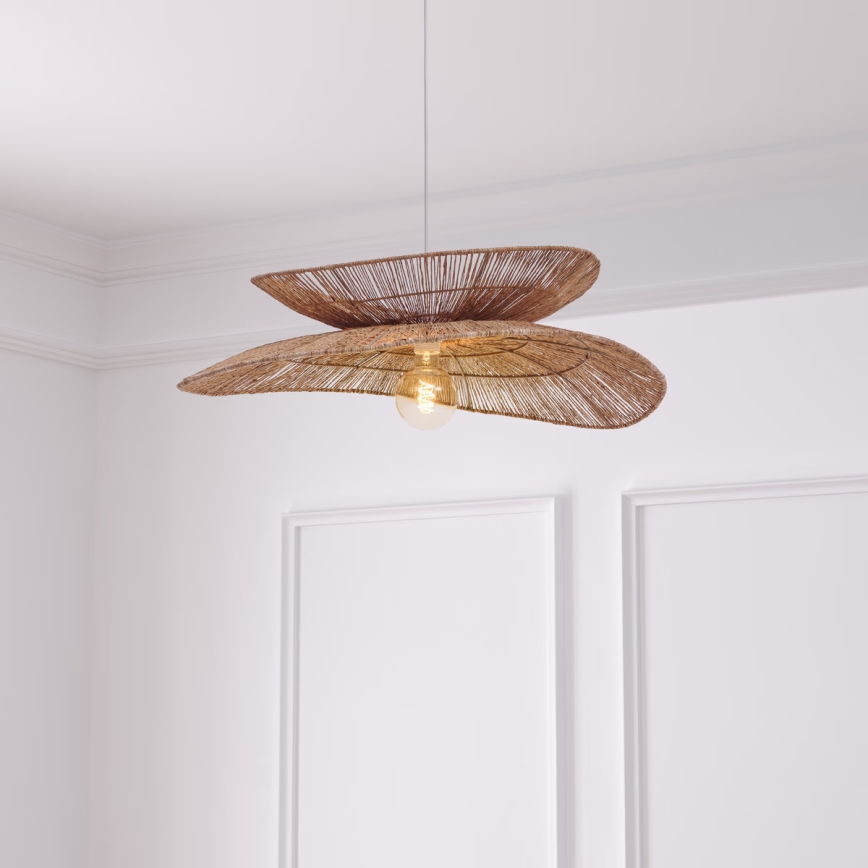 Atmosphera - Chandelier on a string ALARA 1xE27/40W/230V jute