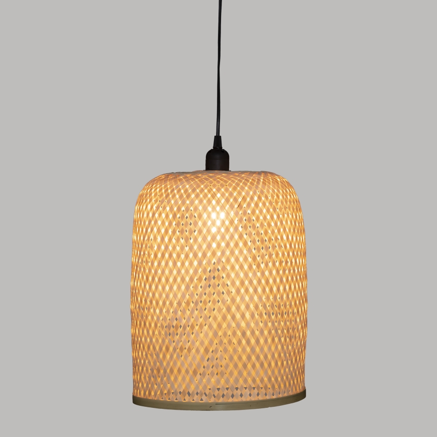 Atmosphera - Chandelier on a string ALI 1xE27/40W/230V bamboo