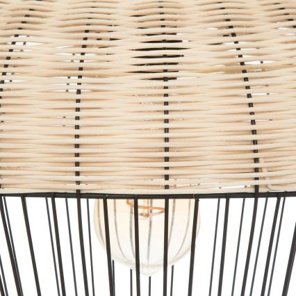 Atmosphera - Chandelier on a string ANEA 1xE27/40W/230V rattan