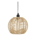 Atmosphera - Chandelier on a string CAREN 1xE27/40W/230V jute