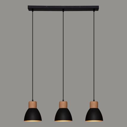 Atmosphera - Chandelier on a string DESY 1xE27/40W/230V pine