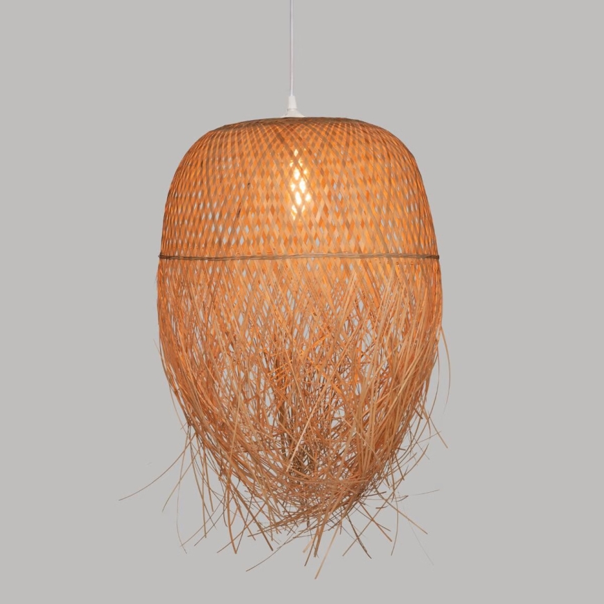 Atmosphera - Chandelier on a string ELIS 1xE27/40W/230V bamboo