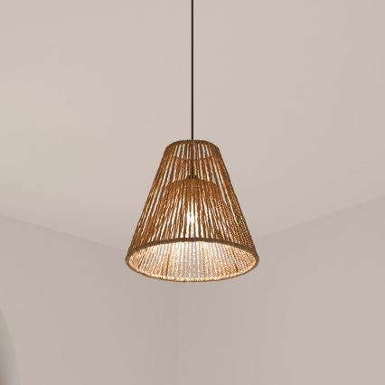 Atmosphera - Chandelier on a string GIADA 1xE27/40W/230V jute