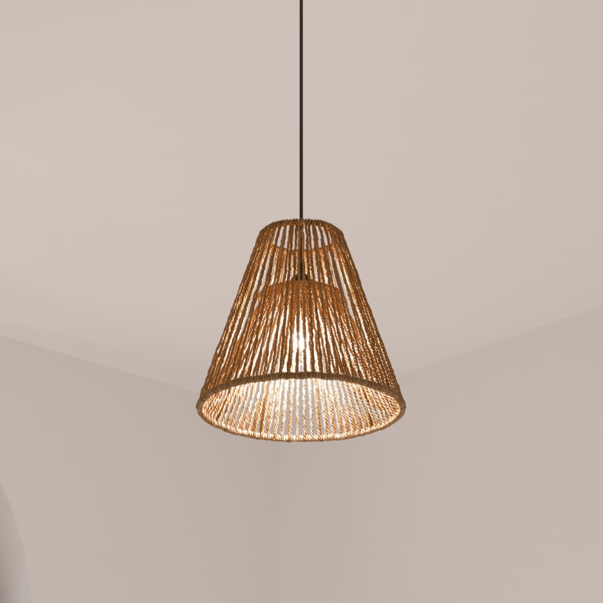 Atmosphera - Chandelier on a string GIADA 1xE27/40W/230V jute