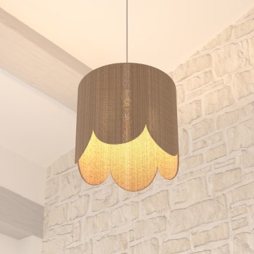 Atmosphera - Chandelier on a string JANICE 1xE27/40W/230V jute